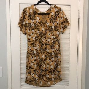 Floral Yellow Roxy Sundress